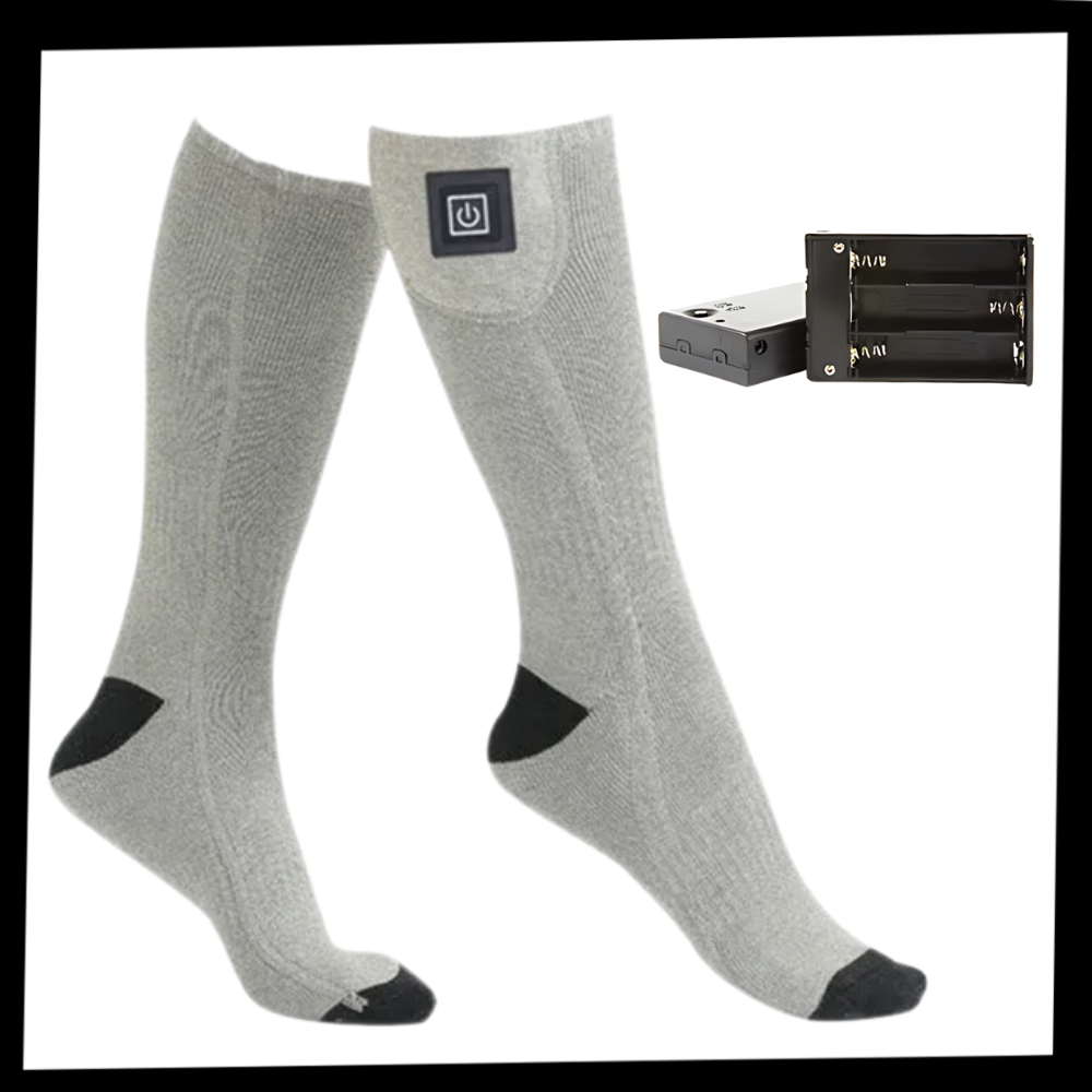 Chaussettes chauffantes électriques - Ozerty