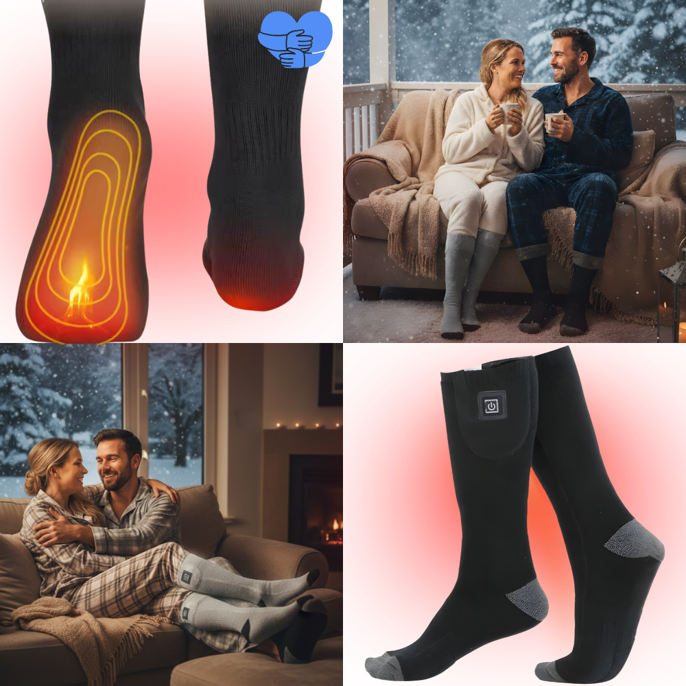 Chaussettes chauffantes électriques - Ozerty