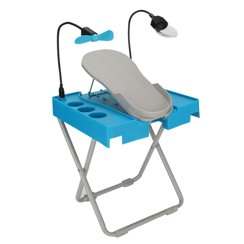 Repose-pieds ergonomique pour pédicure - Ozerty