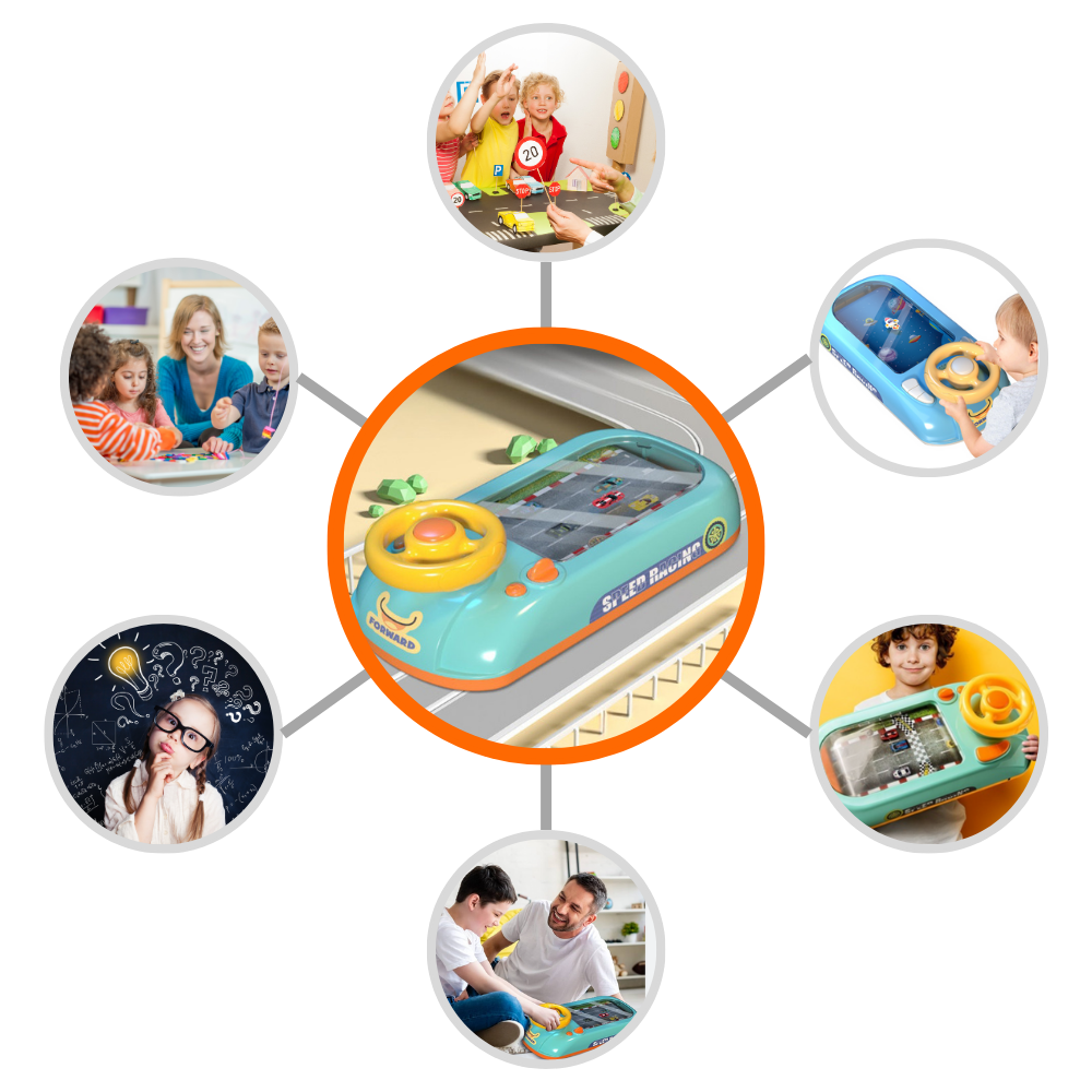 Jouet éducatif amusant de simulation de conduite
- Ozerty