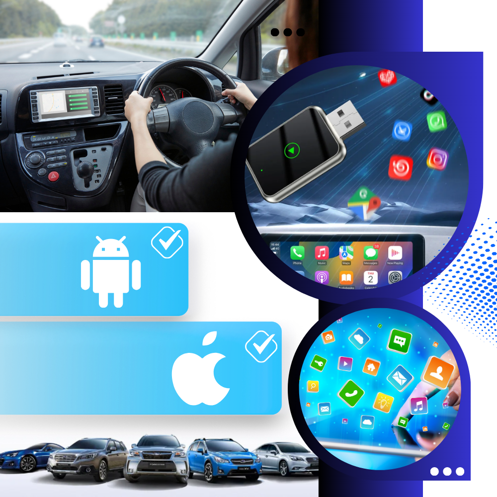 Adaptateur Carplay sans fil fonctionnel et pratique - Ozerty