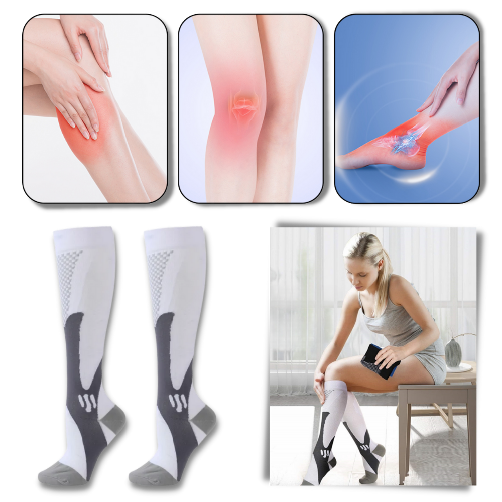 Chaussettes de compression fonctionnelles et élégantes
- Ozerty
