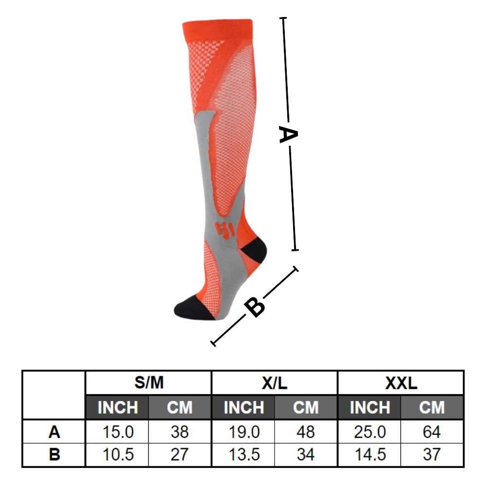 Chaussettes de compression fonctionnelles et élégantes
- Ozerty