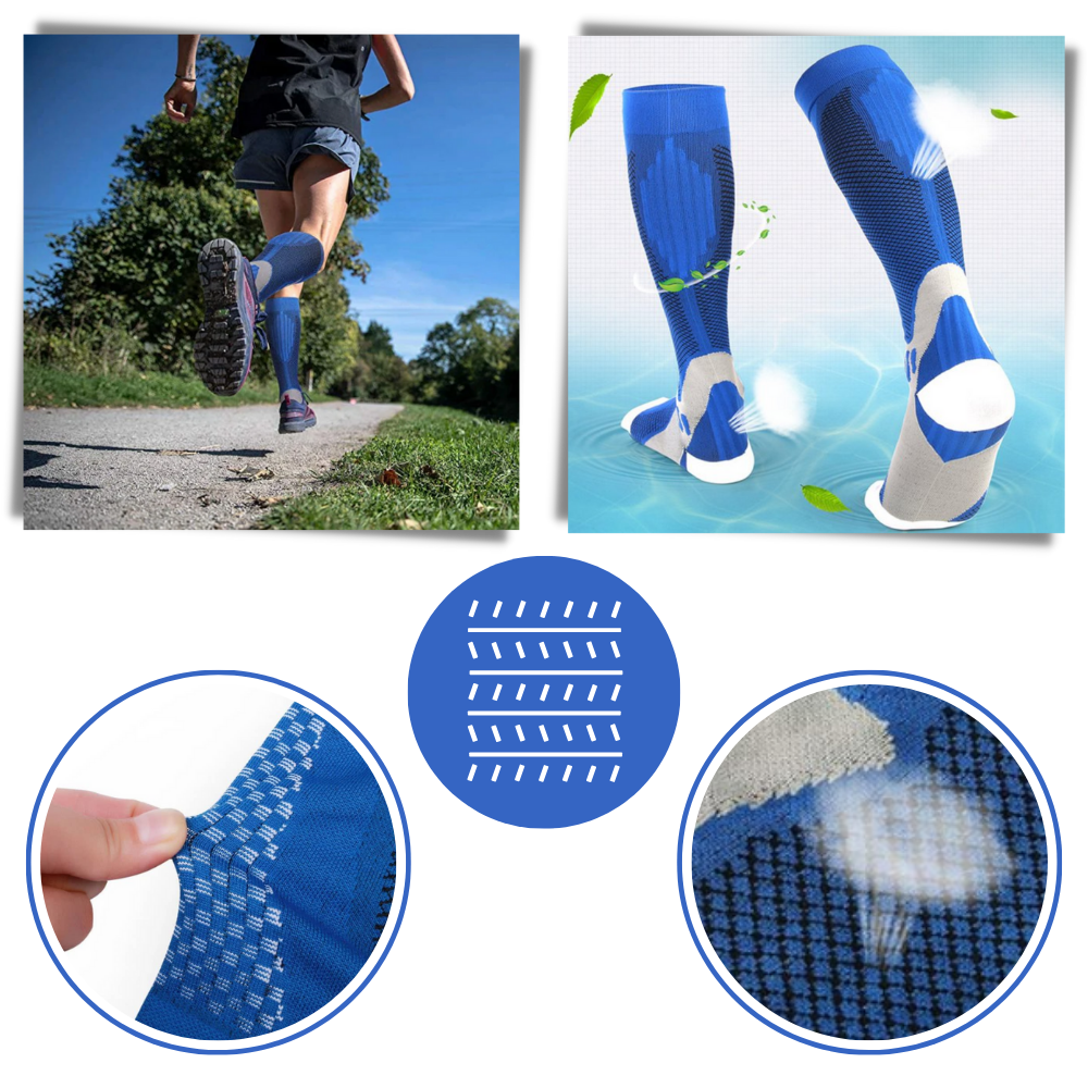 Chaussettes de compression fonctionnelles et élégantes
- Ozerty