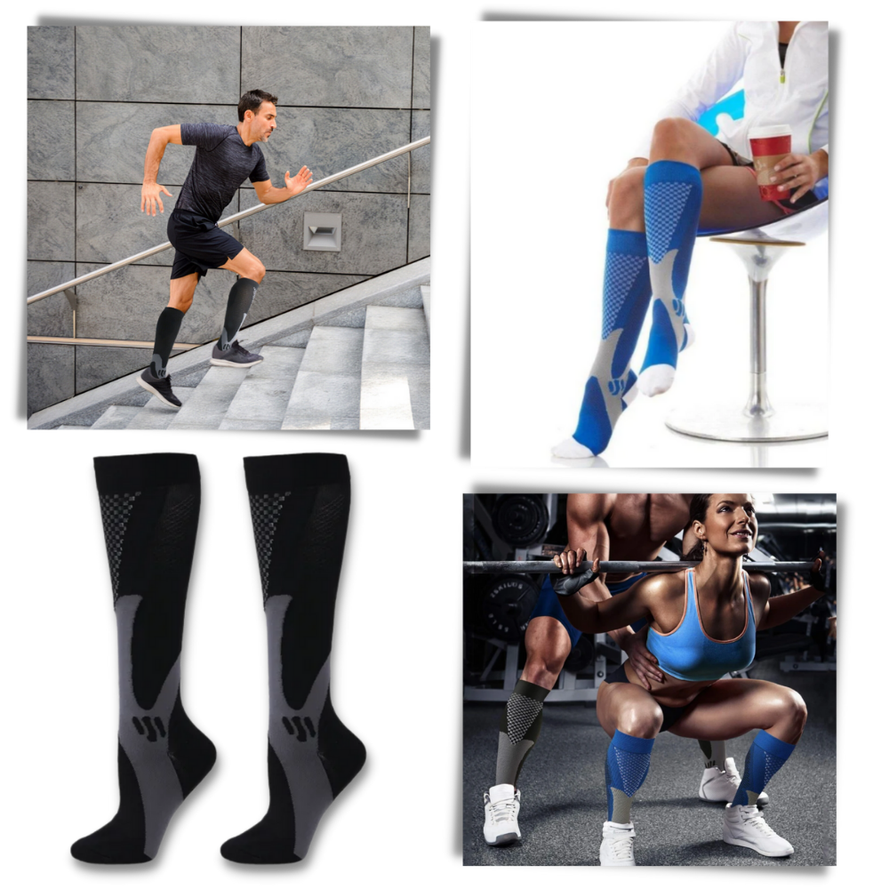 Chaussettes de compression fonctionnelles et élégantes
- Ozerty