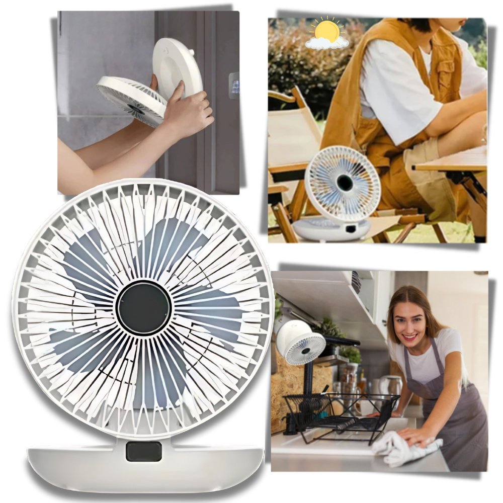 Ventilateur portable à diffusion douce
- Ozerty