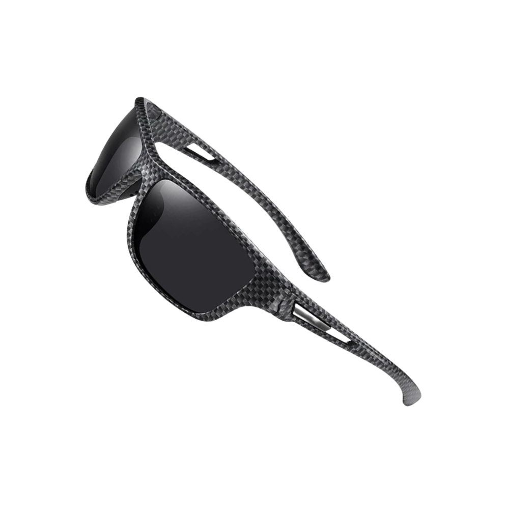 Lunettes de soleil polarisées flottantes -Noir et carbone - Ozerty