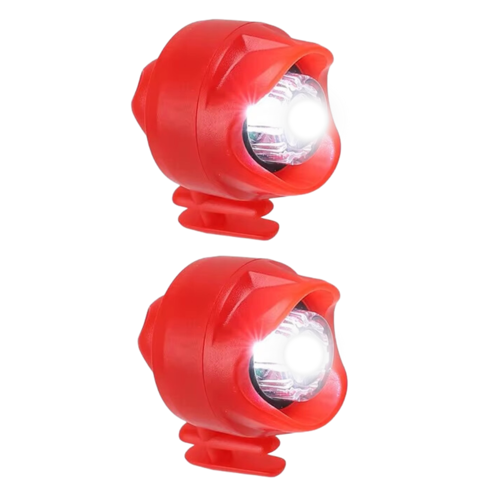 Lumière étanche et main libres pour Crocs -Rouge - Ozerty
