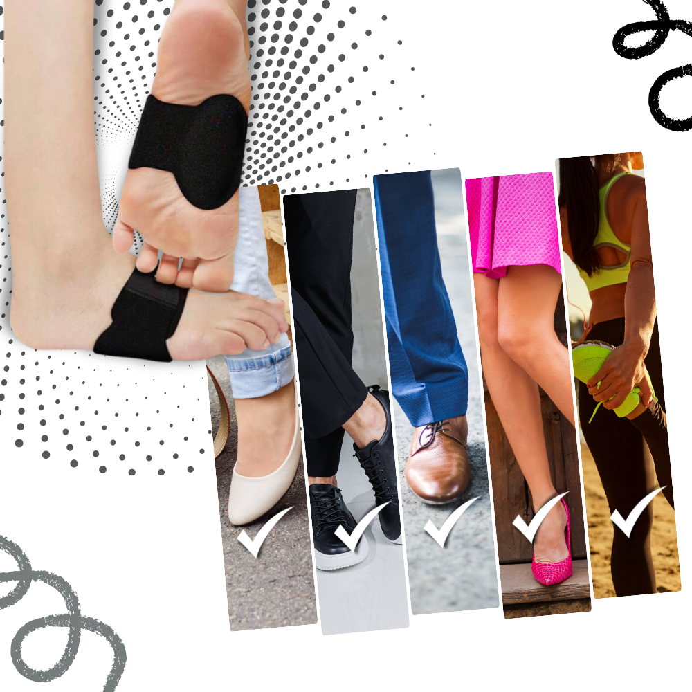 Support de voûte plantaire pour l'alignement des pieds - Ozerty