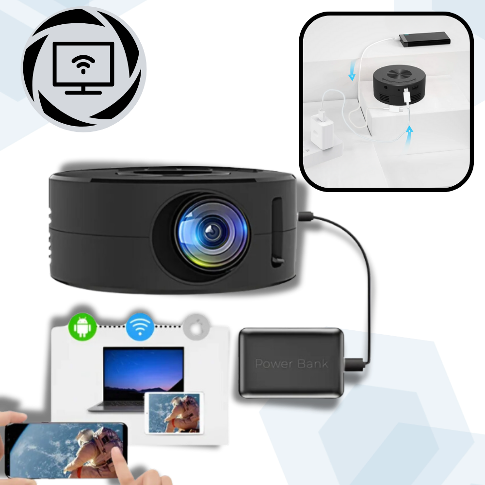 Mini-projecteur vidéo haute résolution
- Ozerty