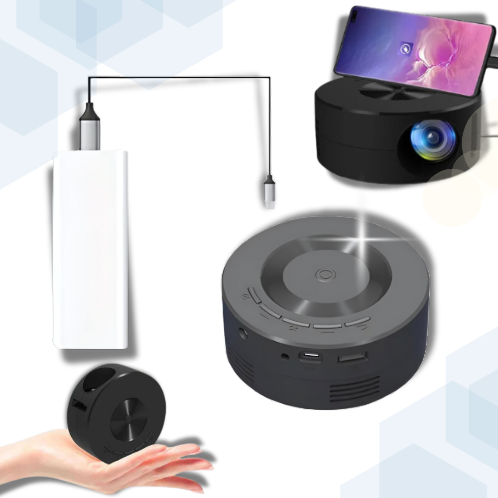 Mini-projecteur vidéo haute résolution
- Ozerty