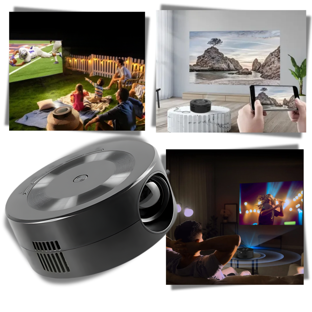 Mini-projecteur vidéo haute résolution
- Ozerty