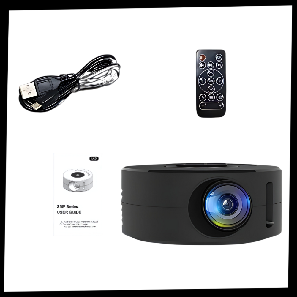 Mini-projecteur vidéo haute résolution
- Ozerty