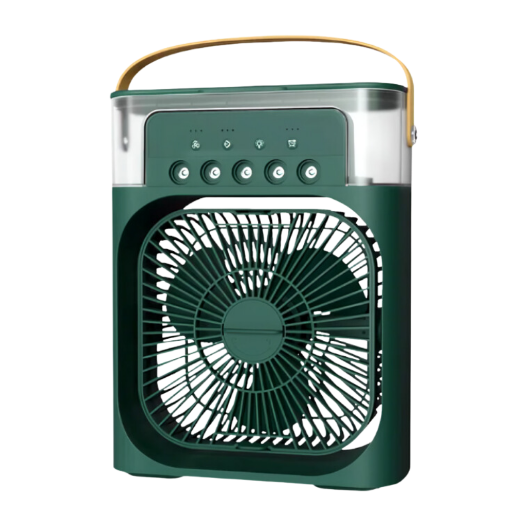 Petit climatiseur portable à eau
-Vert - Ozerty