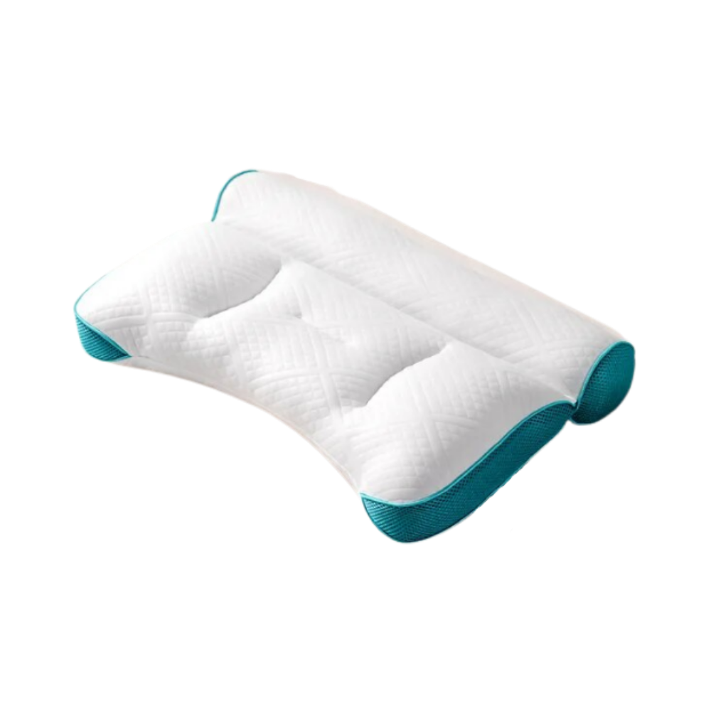 Oreiller de soutien cervical hypoallergénique
-Bleu - Ozerty