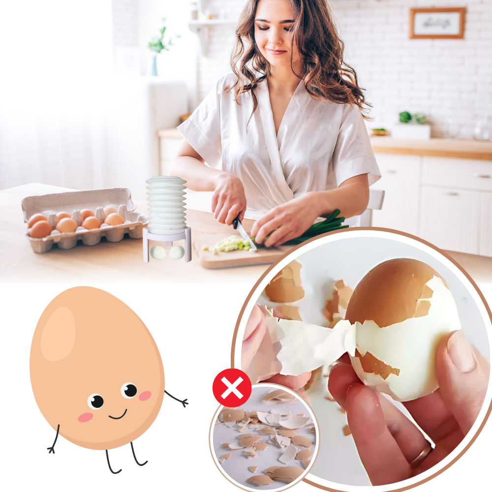 Peleur instantané de coquilles d'oeufs - Ozerty