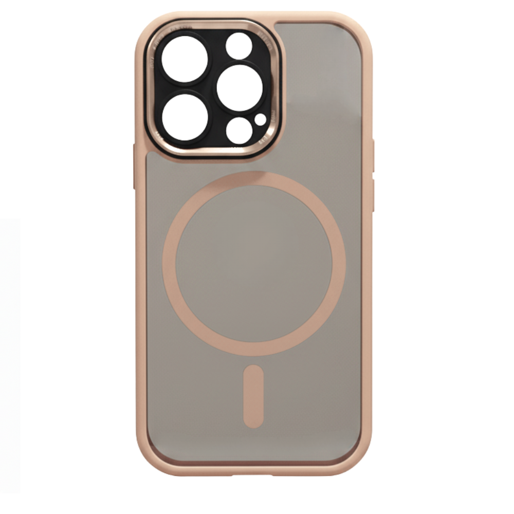 Coque magnétique antichoc pour iPhone -Sable doré - Ozerty