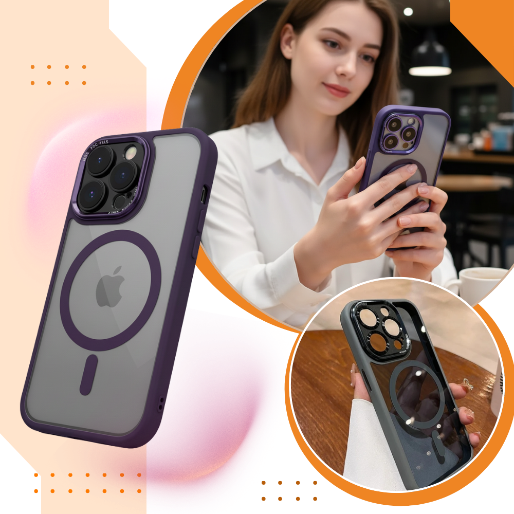 Coque magnétique antichoc pour iPhone - Ozerty
