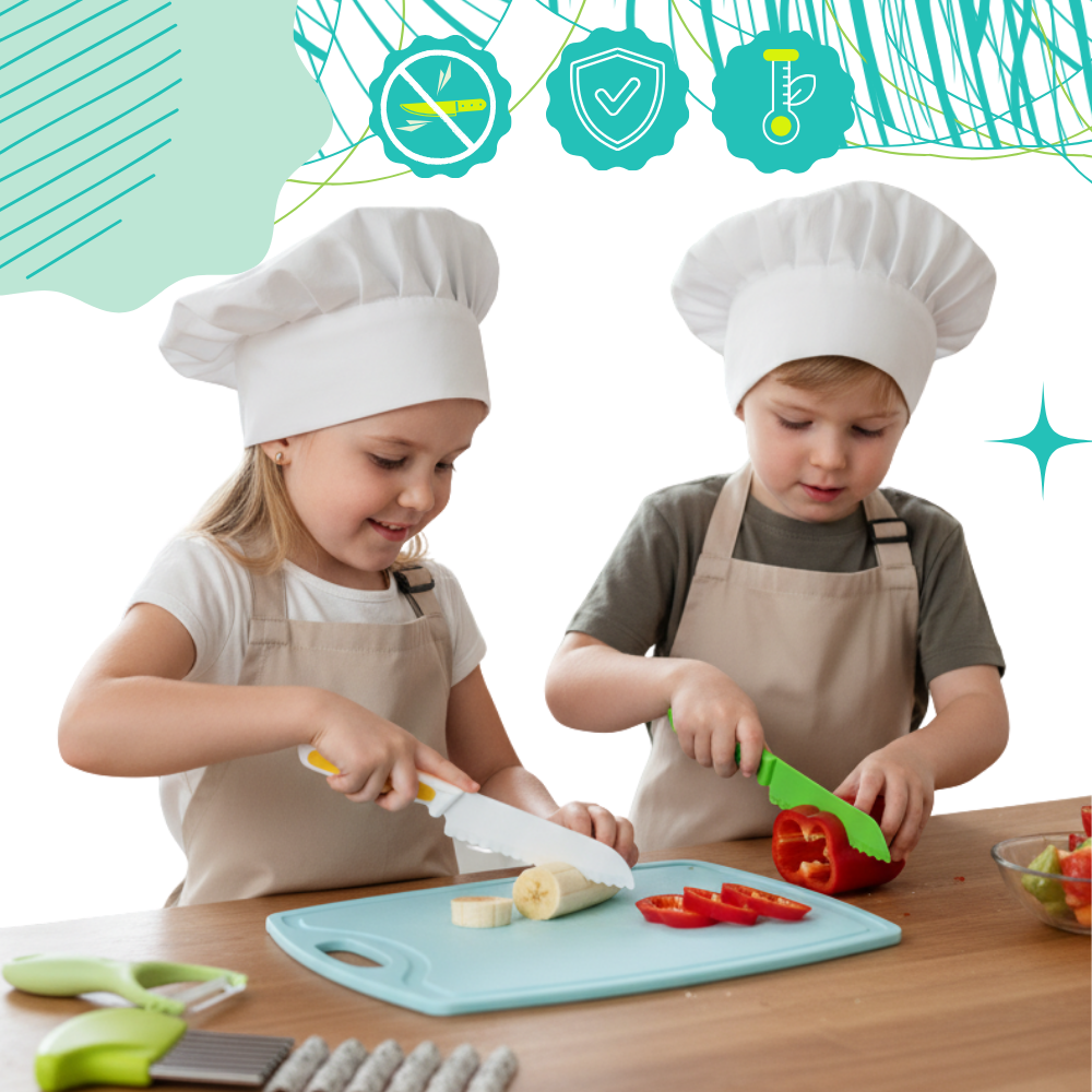 Kit ustensiles de cuisine pour enfants - Ozerty
