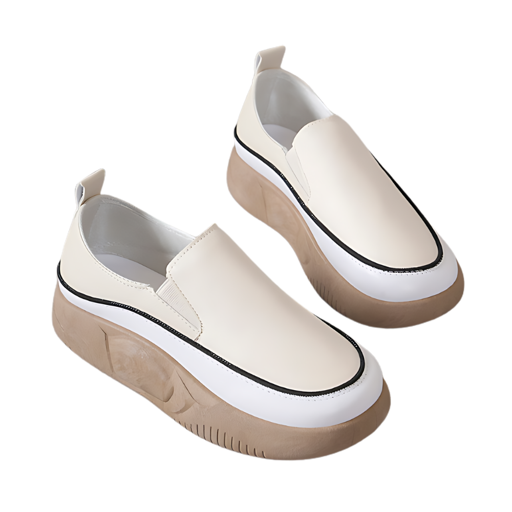 Mocassins souples à plateforme légère
-Beige/EU35/US5/UK2.5Beige/EU36/US6/UK3Beige/EU37/US6.5/UK4Beige/EU38/US7.5/UK5Beige/EU39/US8.5/UK6Beige/EU40/US9/UK6.5 - Ozerty
