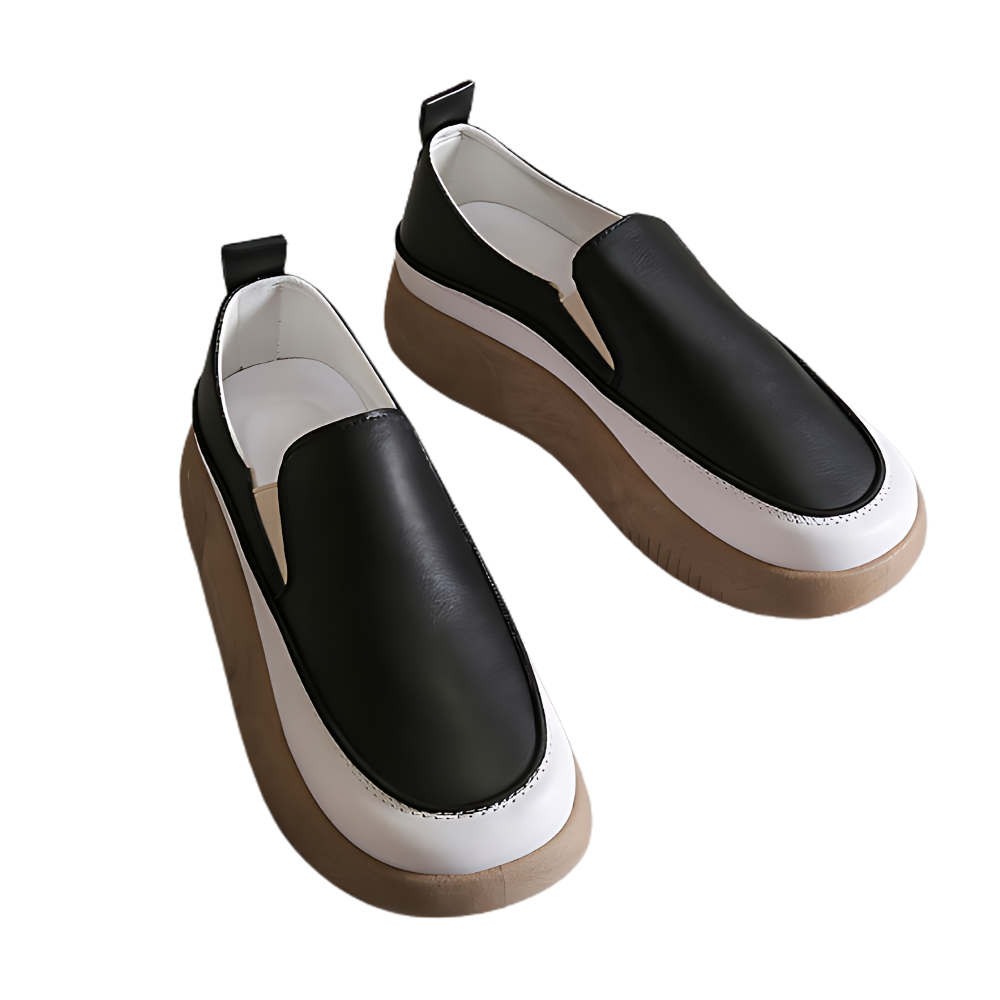 Mocassins souples à plateforme légère
-Noir/EU35/US5/UK2.5Noir/EU36/US6/UK3Noir/EU37/US6.5/UK4Noir/EU38/US7.5/UK5Noir/EU39/US8.5/UK6Noir/EU40/US9/UK6.5 - Ozerty