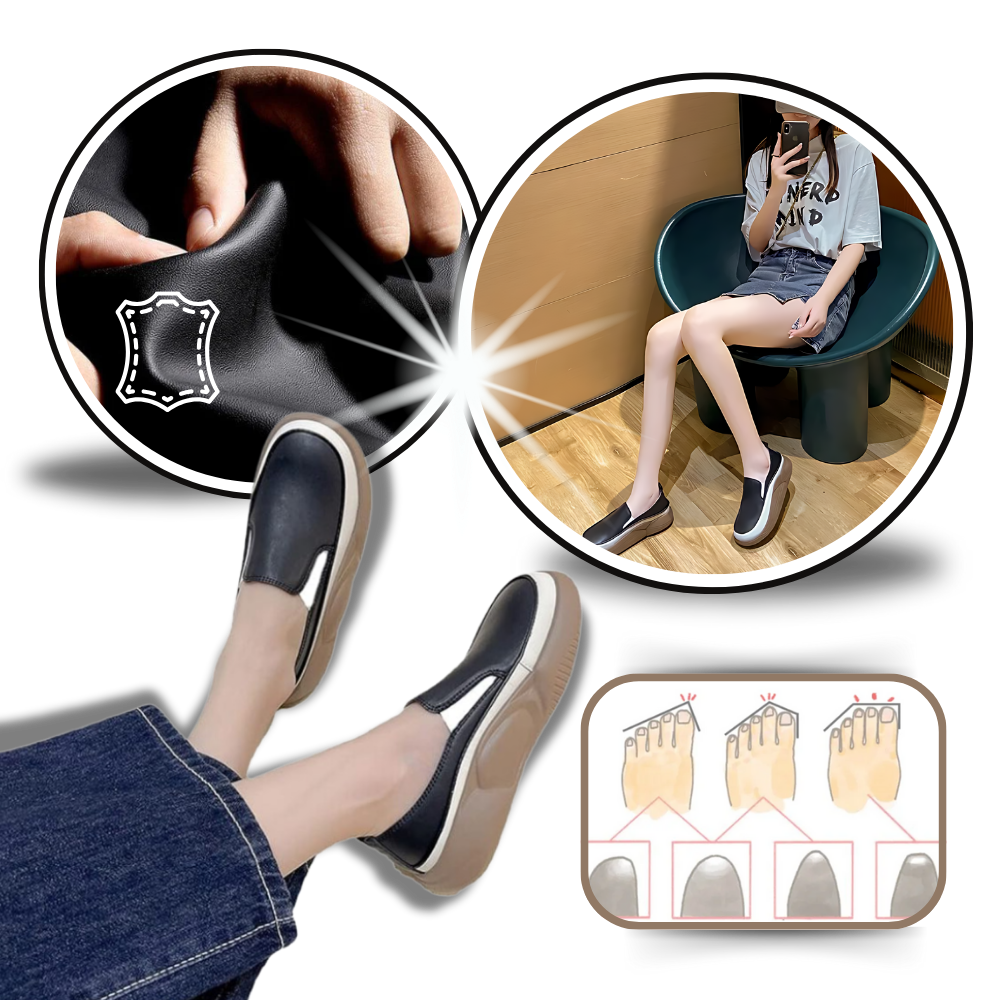 Mocassins souples à plateforme légère
- Ozerty