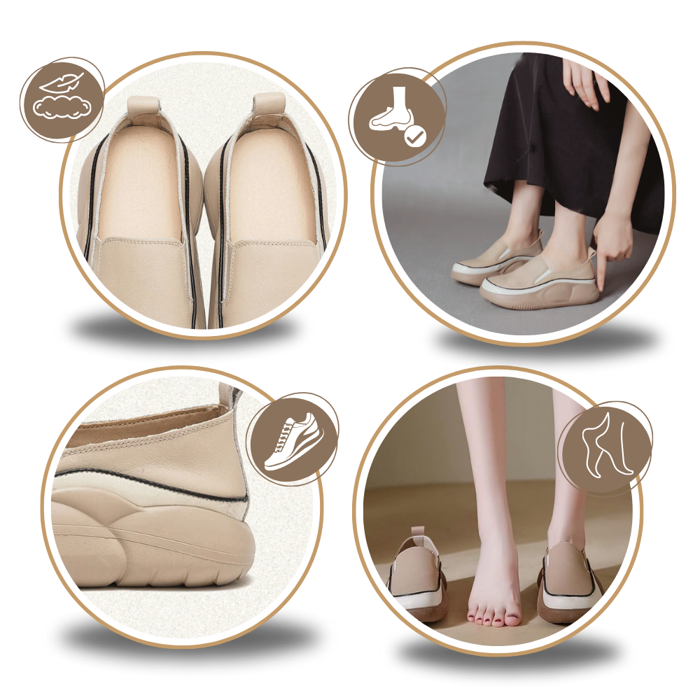 Mocassins souples à plateforme légère
- Ozerty