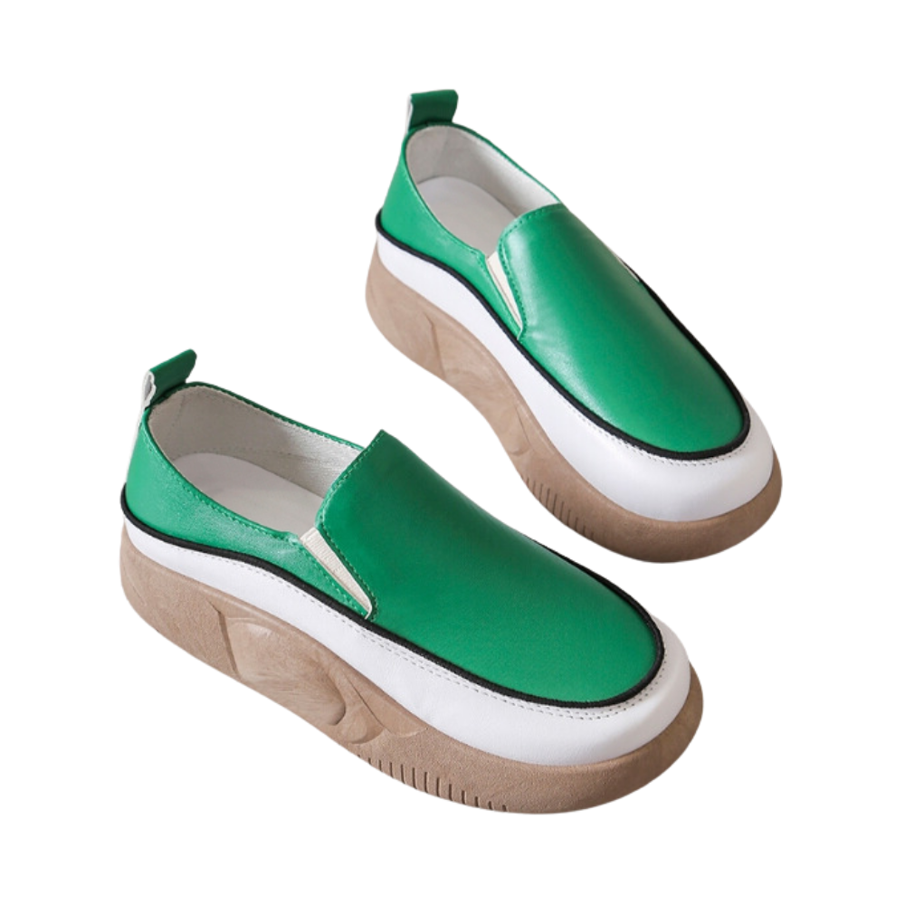 Mocassins souples à plateforme légère
-Vert/EU35/US5/UK2.5Vert/EU36/US6/UK3Vert/EU37/US6.5/UK4Vert/EU38/US7.5/UK5Vert/EU39/US8.5/UK6Vert/EU40/US9/UK6.5 - Ozerty