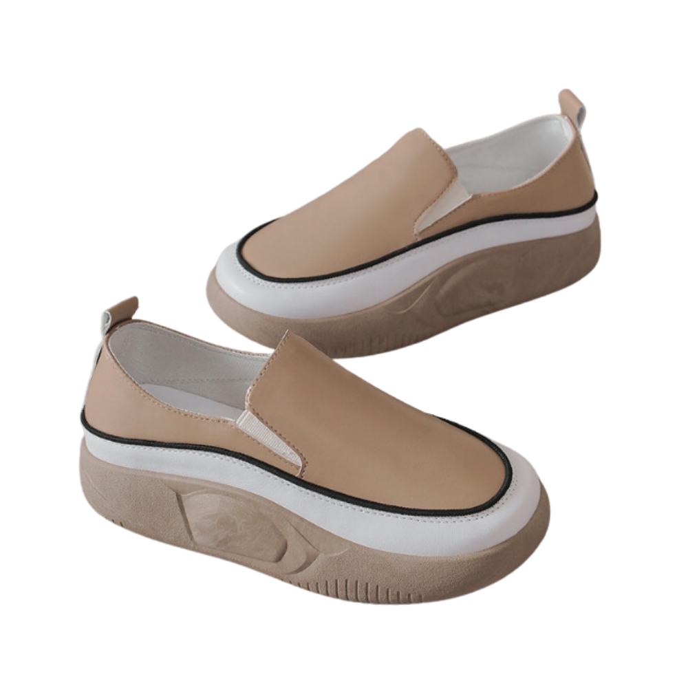 Mocassins souples à plateforme légère
-Kaki/EU35/US5/UK2.5Kaki/EU36/US6/UK3Kaki/EU37/US6.5/UK4Kaki/EU38/US7.5/UK5Kaki/EU39/US8.5/UK6Kaki/EU40/US9/UK6.5 - Ozerty