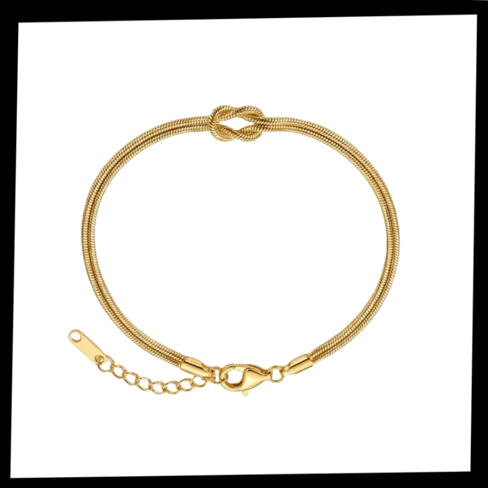 Collier et bracelet Love Knot - Ozerty