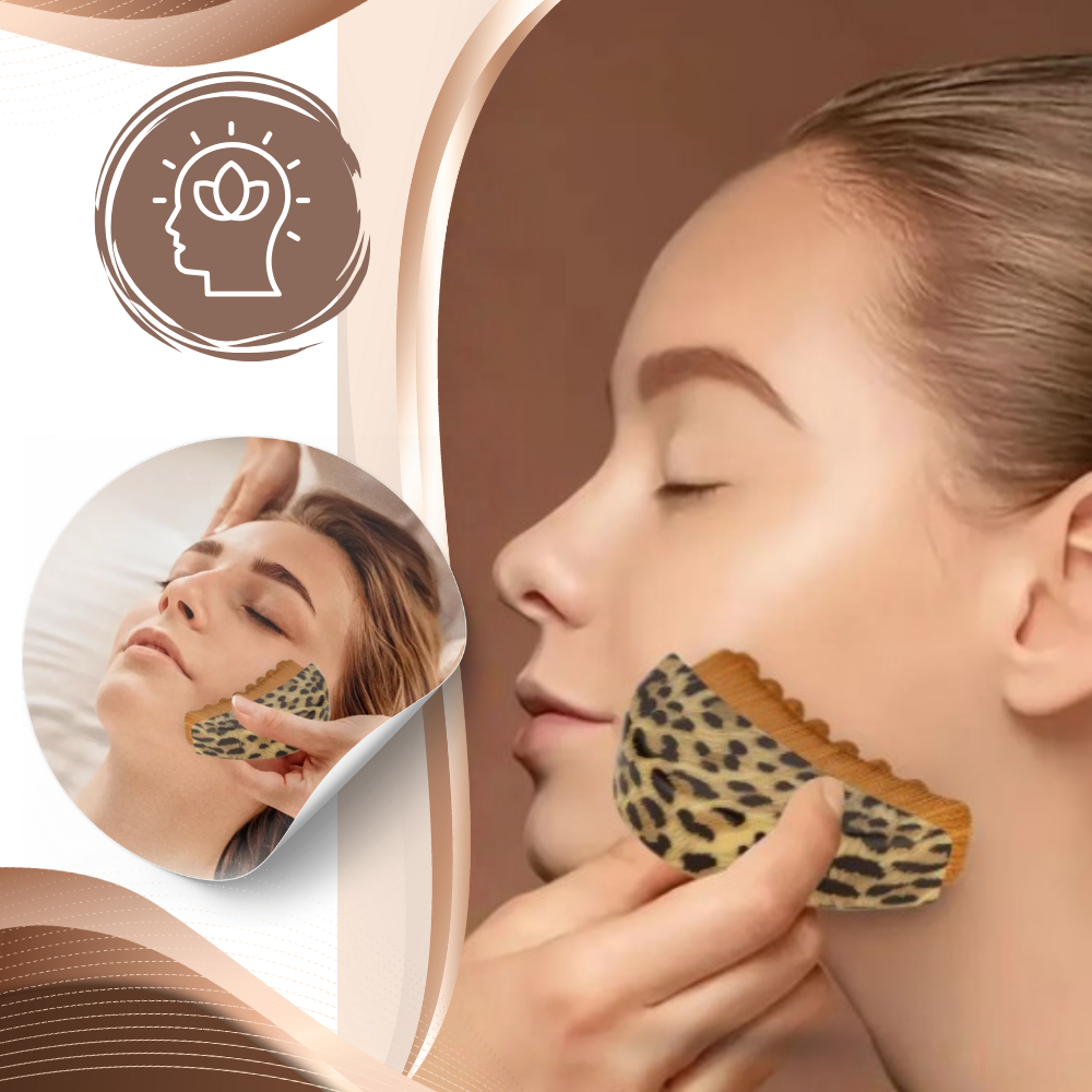 Brosse faciale pour drainage lymphatique - Ozerty