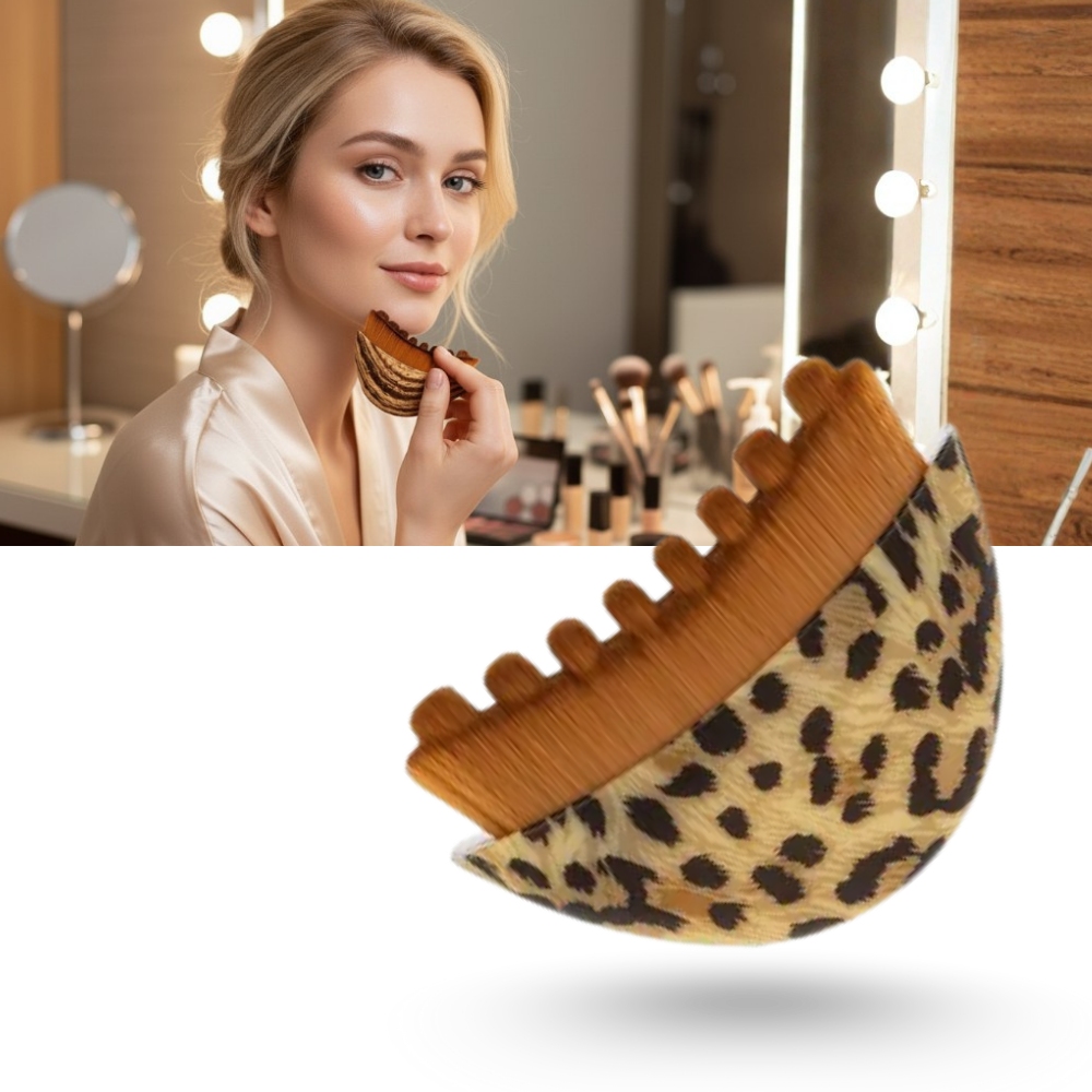 Brosse faciale pour drainage lymphatique - Ozerty