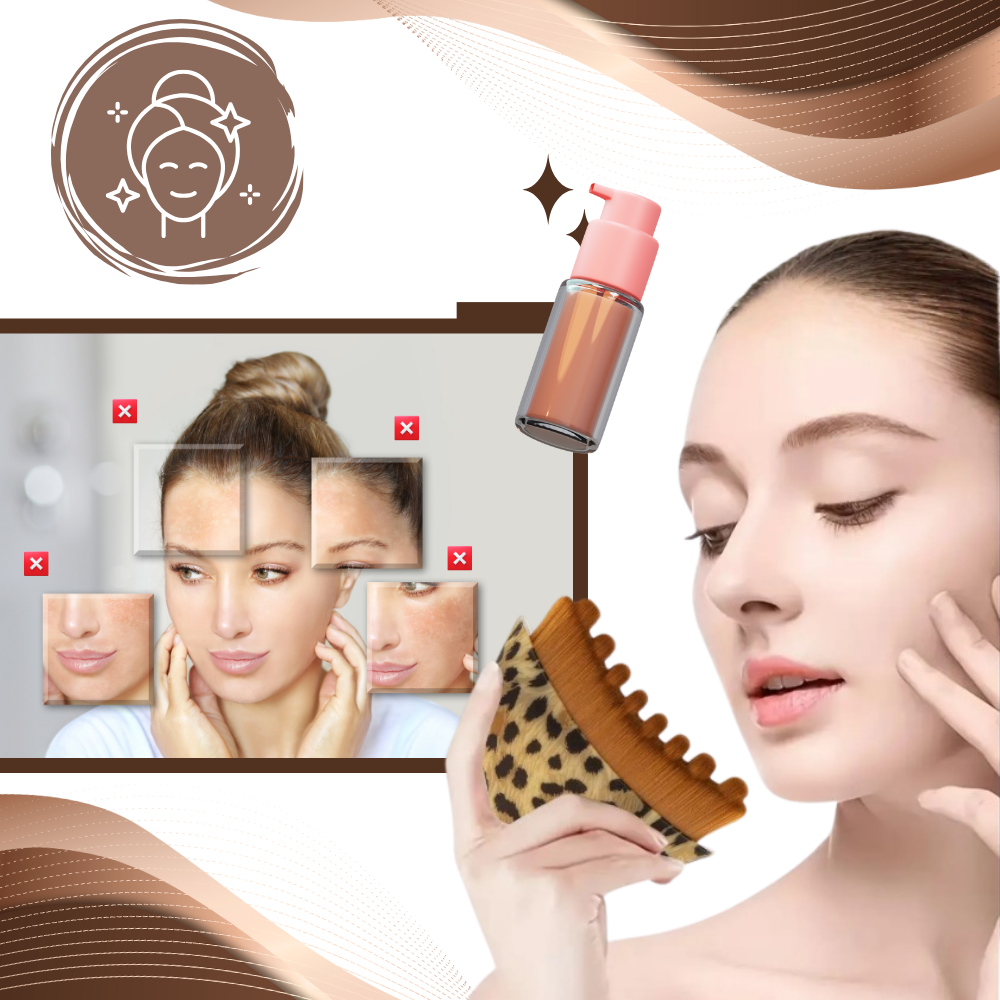 Brosse faciale pour drainage lymphatique - Ozerty