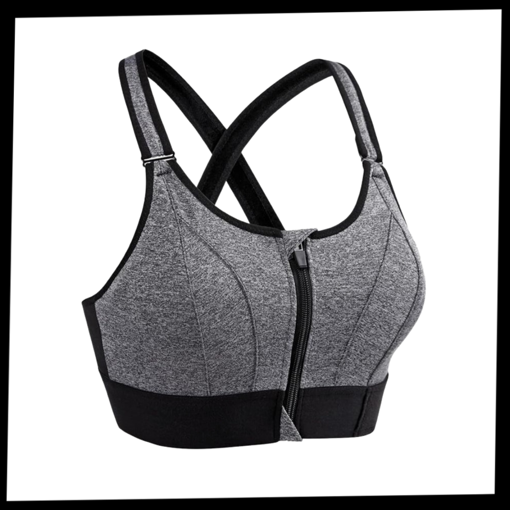 Soutien-gorge de sport à dos nageur avec soutien maximal - Ozerty