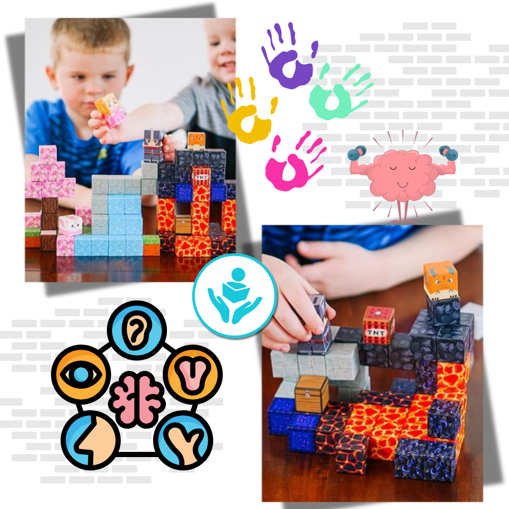 Blocs magnétiques Minecraft - Ozerty