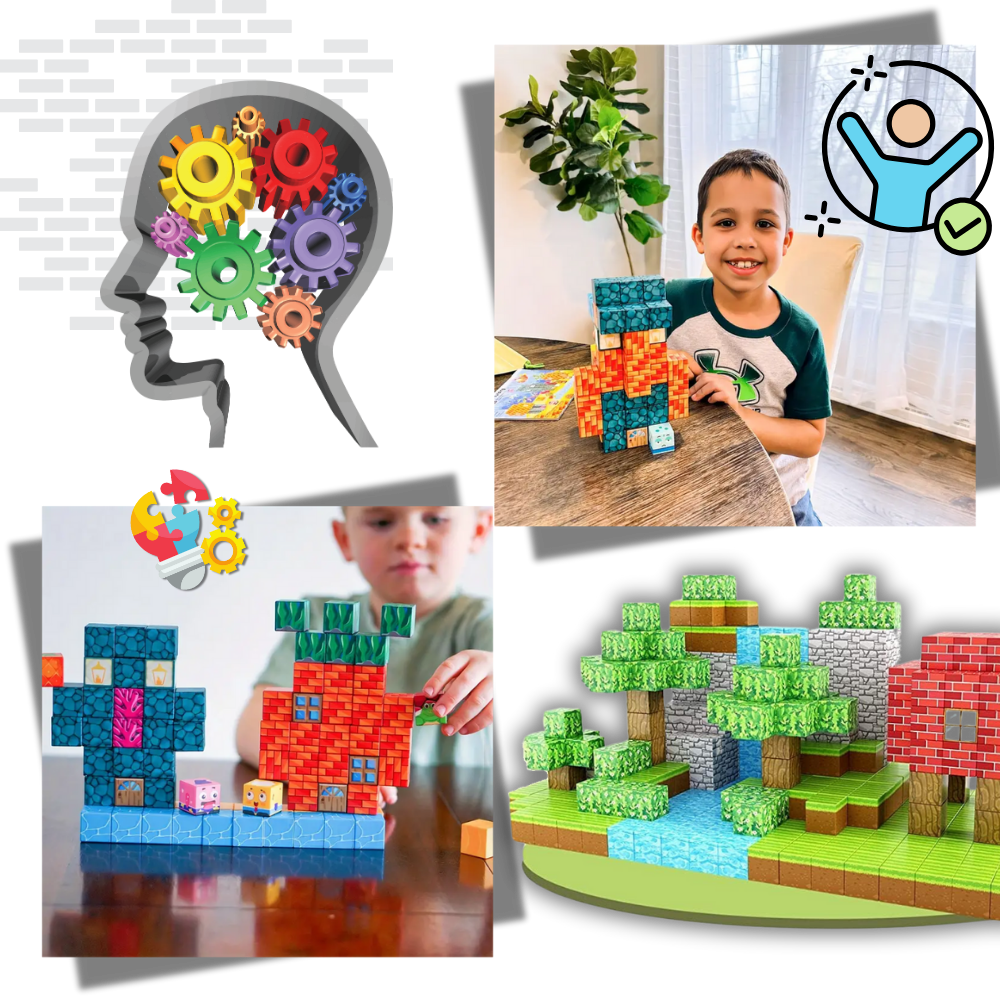 Blocs magnétiques Minecraft - Ozerty