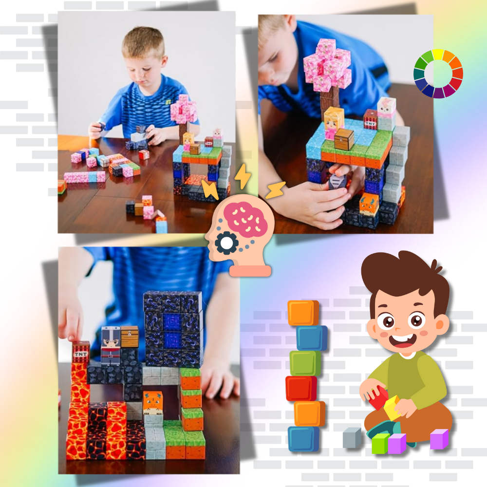 Blocs magnétiques Minecraft - Ozerty