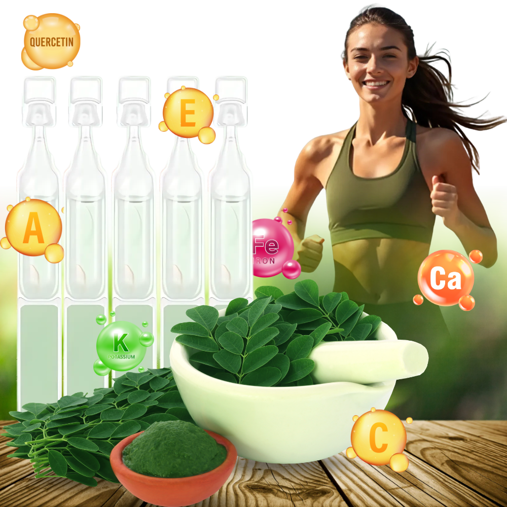 Complément alimentaire à base de Moringa en gouttes - Ozerty