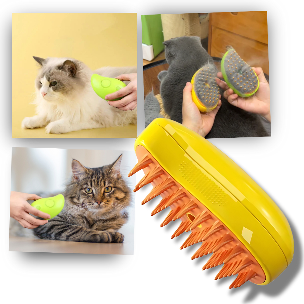 Brosse de toilettage multifonctions pour chats
- Ozerty