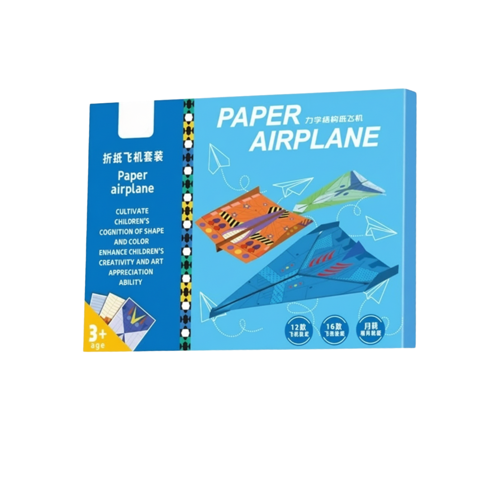 Livre DIY d'origami multithèmes -Avions - Ozerty
