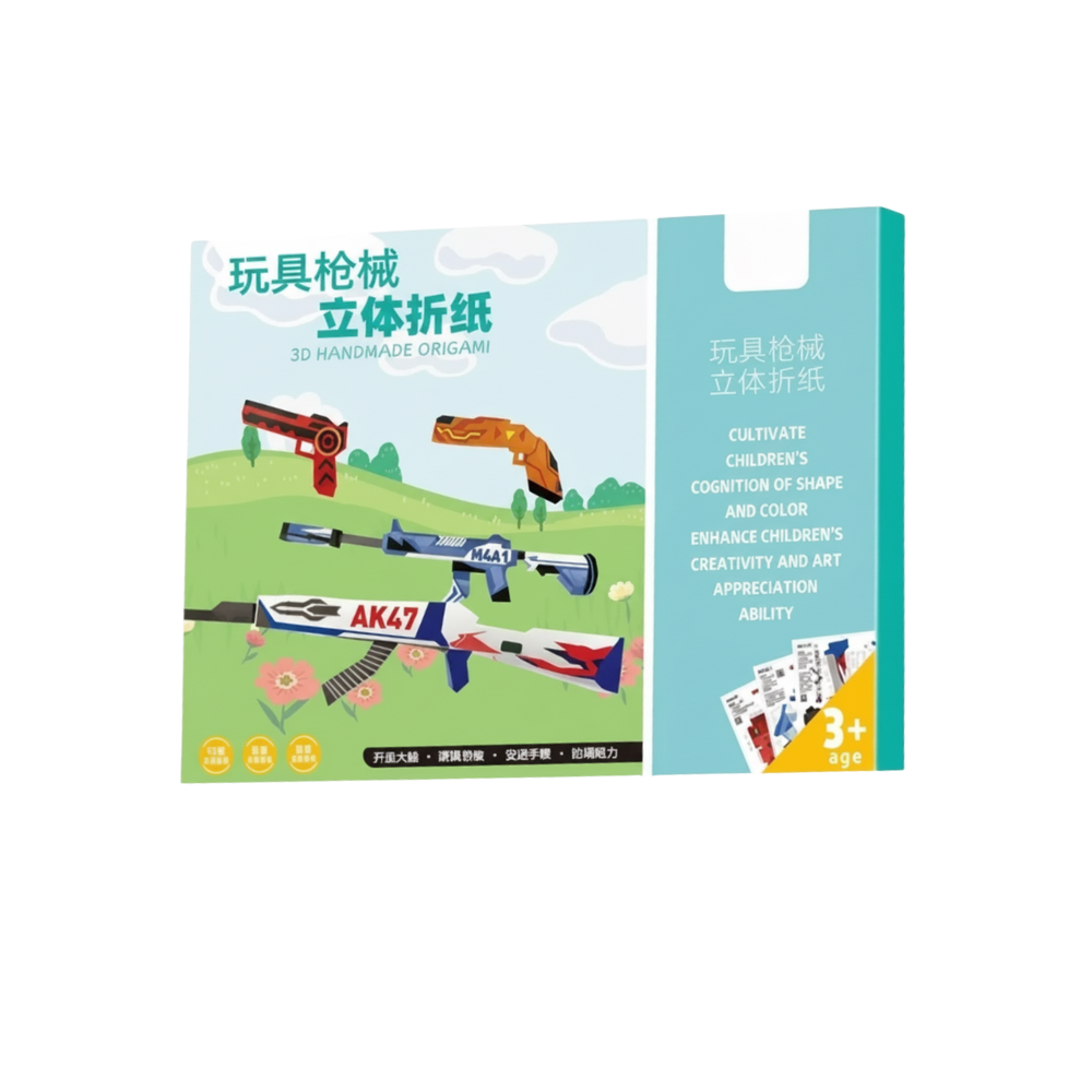 Livre DIY d'origami multithèmes -Pistolets jouets - Ozerty