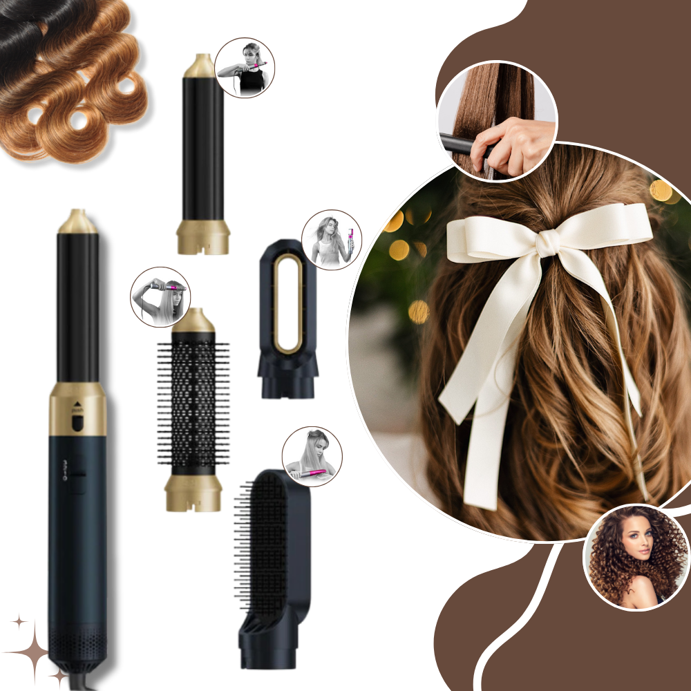 Brosse sèche-cheveux multifonction - Ozerty