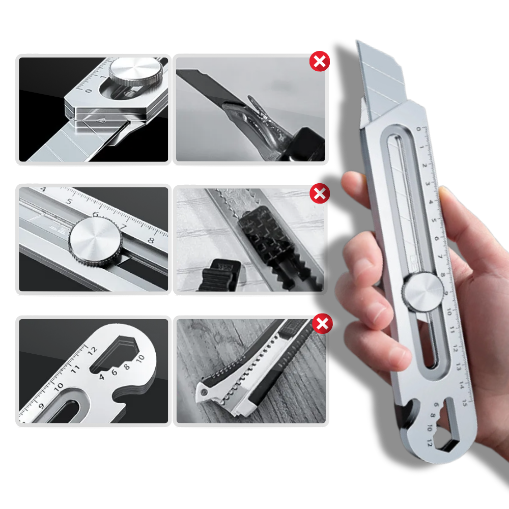 Cutter rétractable polyvalent
- Ozerty