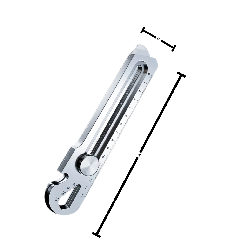 Cutter rétractable polyvalent
- Ozerty