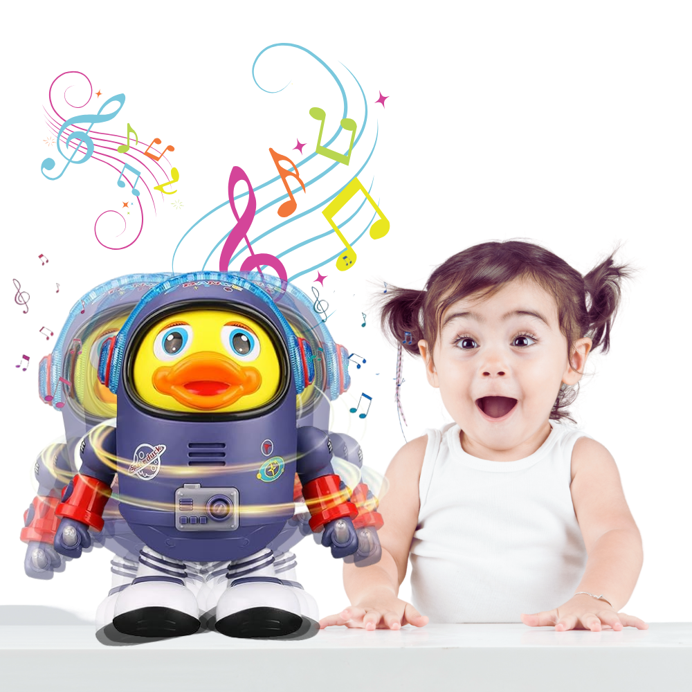 Jouet interactif musical en forme de canard
- Ozerty
