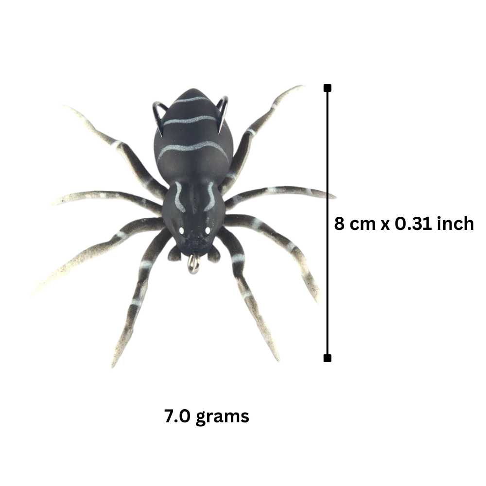 Appât de pêche en forme d'araignée à mouvements naturels
- Ozerty