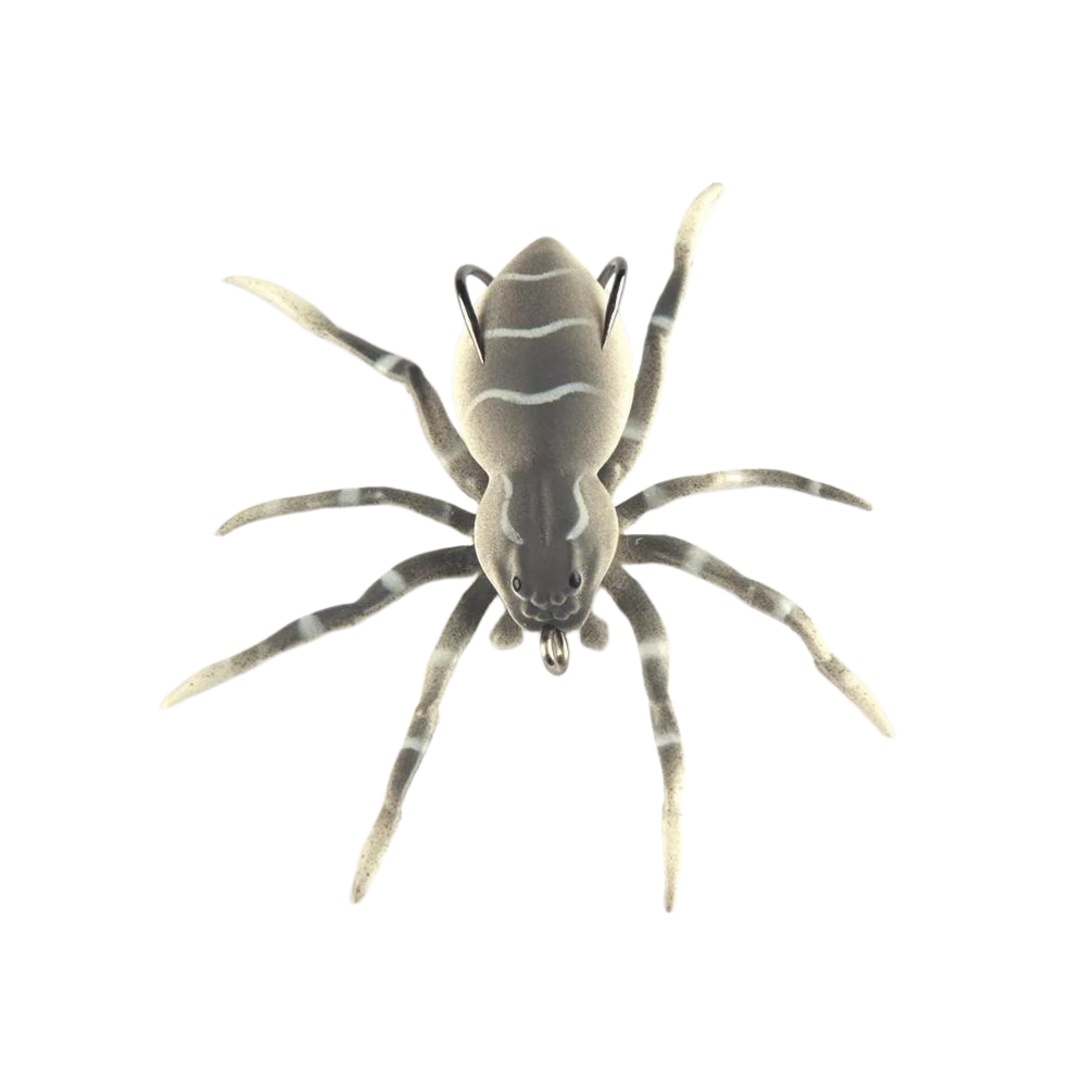 Appât de pêche en forme d'araignée à mouvements naturels
-Gris - Ozerty
