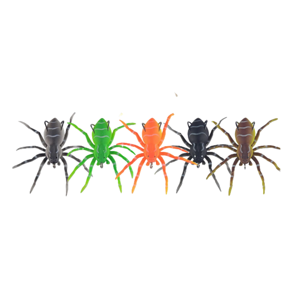 Appât de pêche en forme d'araignée à mouvements naturels
-Lot de 5 pièces - Ozerty
