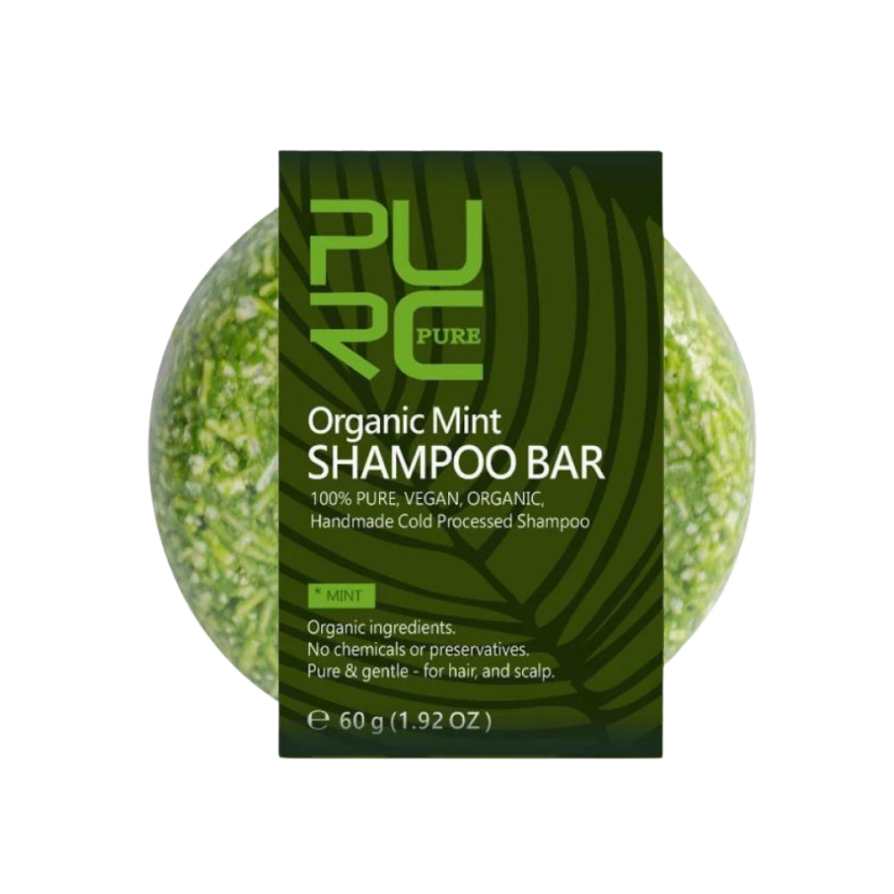 Barres de shampoing et d'après-shampoing naturels
-Menthe - Ozerty