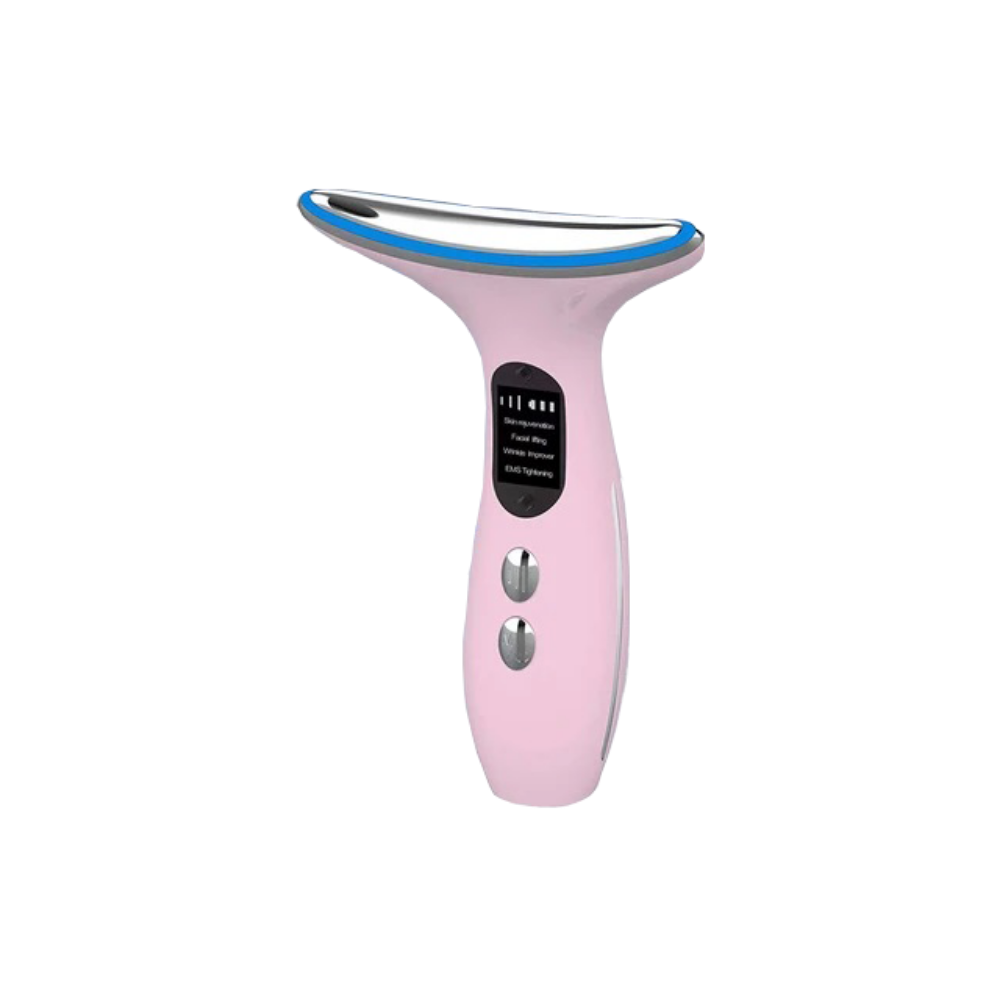Appareil raffermissant pour le cou et le visage -Rose - Ozerty